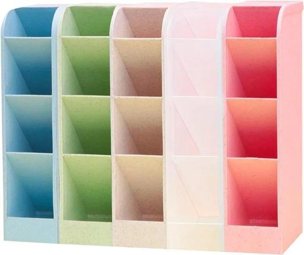 Set de rangement bureau et mini aspirateur de table - Accessoire 5-en-1