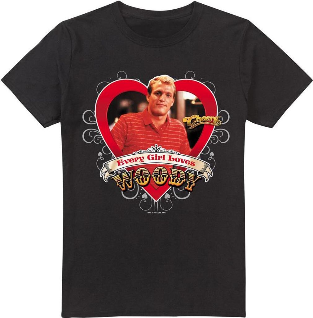Cheers - T-Shirt für Herren TV5885 (XXL) (Schwarz)