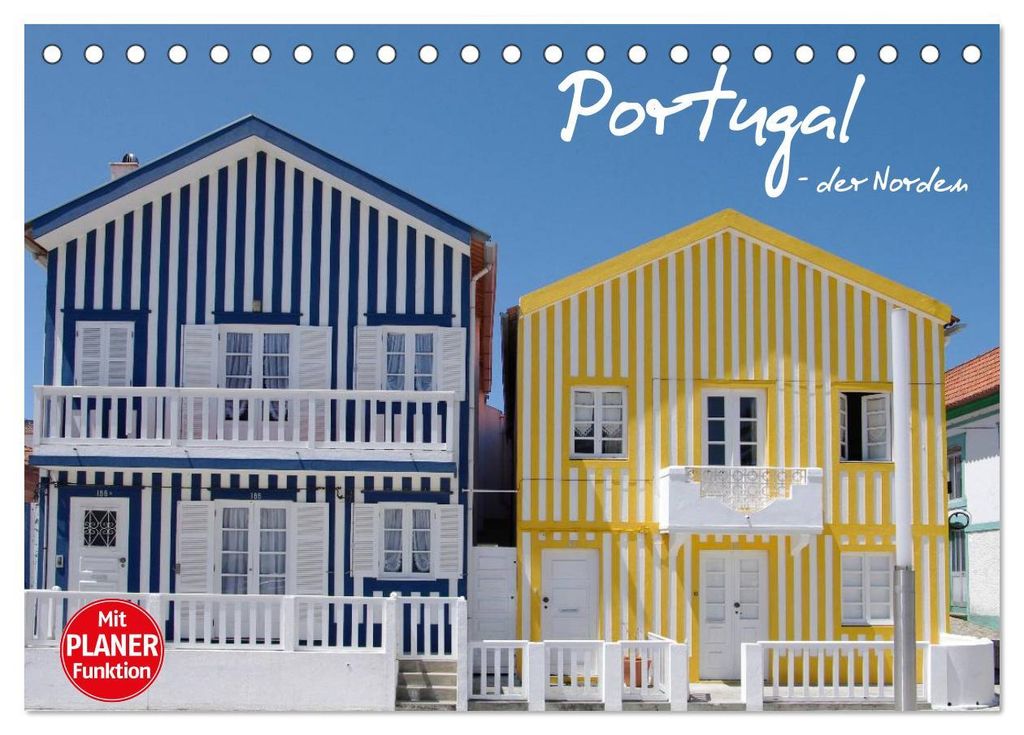 Portugal - der Norden (Tischkalender 2027 DIN A5 quer), CALVENDO Monatskalender