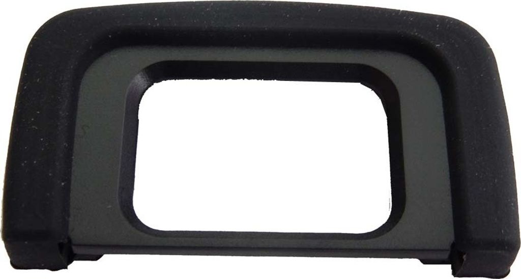 vhbw Augenmuschel Sucher kompatibel mit Nikon D3400, D3500, D5000, D3300, D5100, D5200, D3100, D3200 Kamera Spiegelreflexkamera DSLR Okular - Schwarz