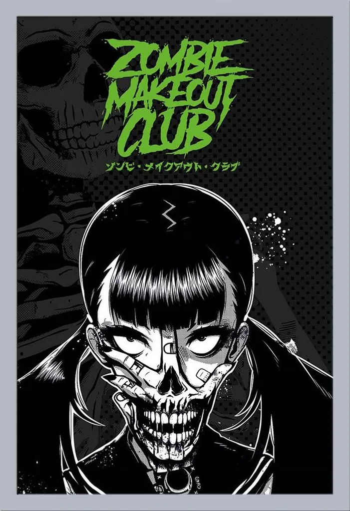 Zombie Makeout Club Death Stare Poster Maxi con Cornice Argento Shinsuke
