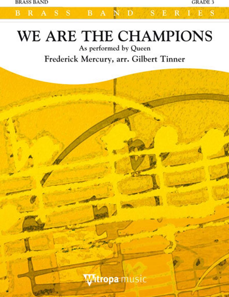 Freddie Mercury, We Are The Champions Brass Band Partitur