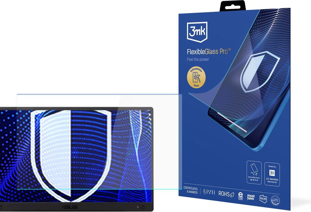 3mk Display Hybridglas FlexibleGlass Pro für Asus ZenScreen MB166C 0,3mm