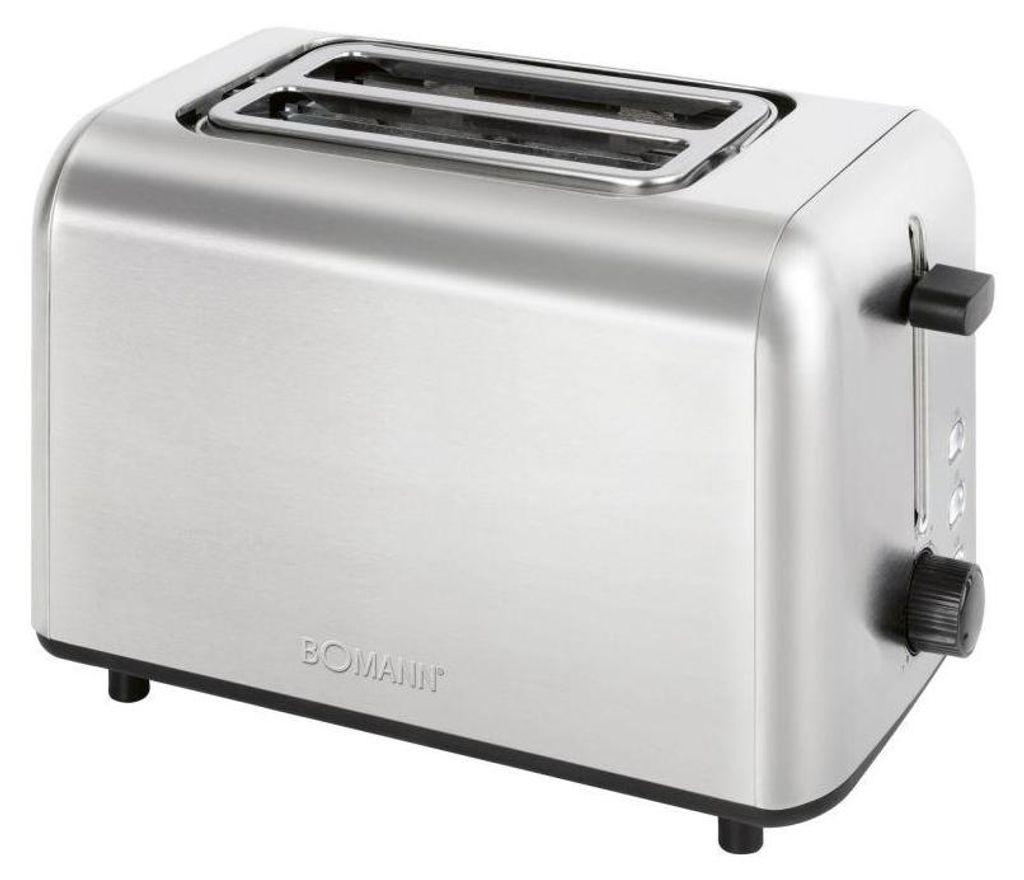Grille-pain 2 fentes Acier inoxydable Bomann TA6080CB-Inox Image du produit 
