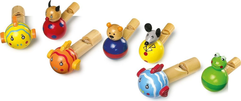 Flöten-Set 'Bunte Tiere', 7-teilig