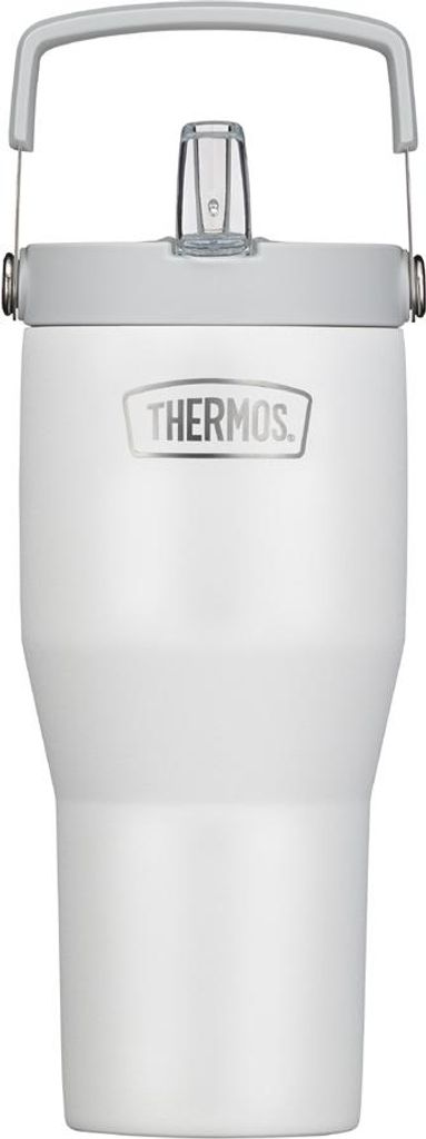THERMOS Isolier-Trinkbecher RS Flip Straw 0,85 L weiß