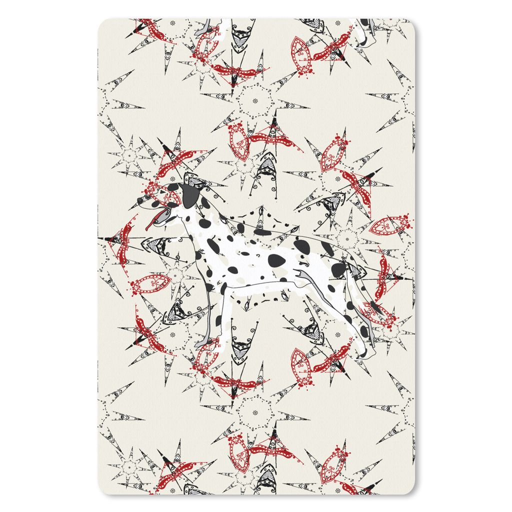 MuchoWow® Mauspad Mousepad Abstrakt - Hund - Muster - Produktbild 