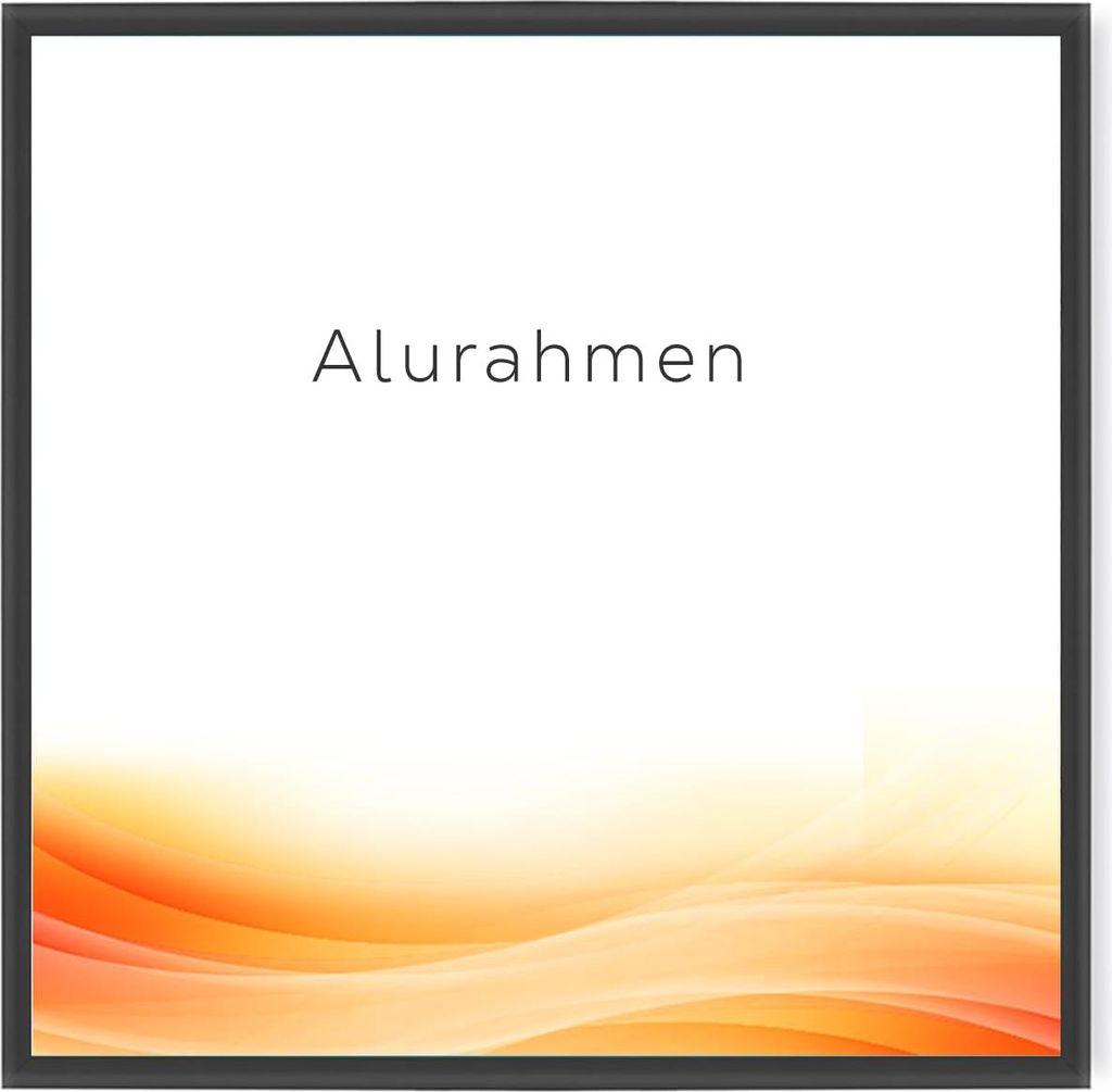 RAWWEST.BIS Alu Bilderrahmen 50x50 cm mit Plexi Rahmen für Produktbild 