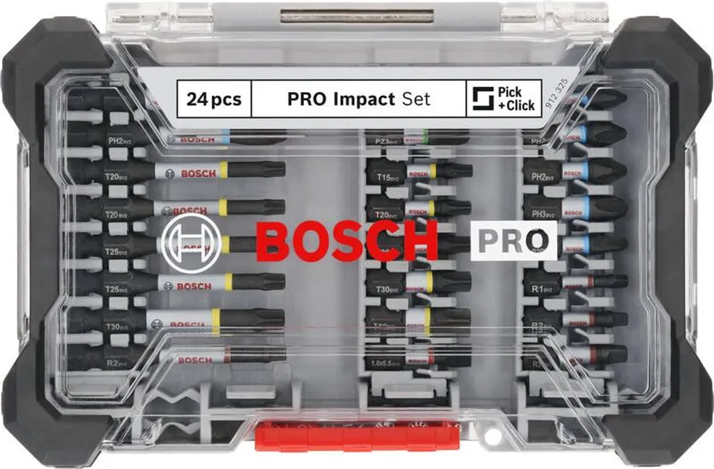 Coffret Embouts de Vissage Bosch Pro Impact Control 24 pcs 2608521U75