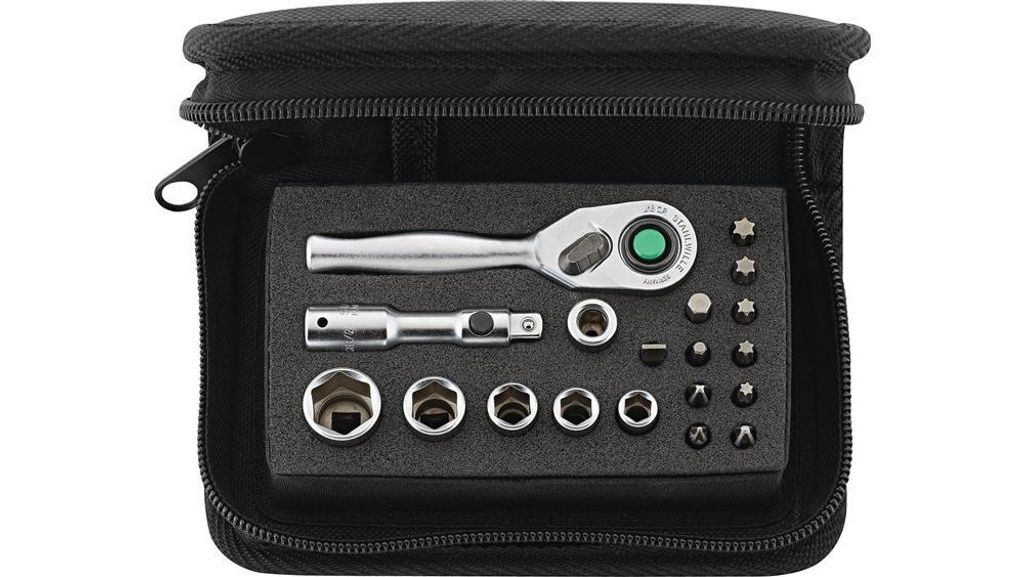 Steckschlüsselsatz 40/16/3QR SCi 19-tlg.1/4 Zoll SW 6-13mm Z.80 6KT STAHLWILLE 91220418