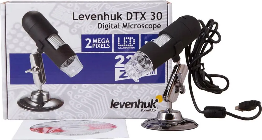 Microscope Numérique USB Levenhuk DTX 30 pour Observation de Précision - 3