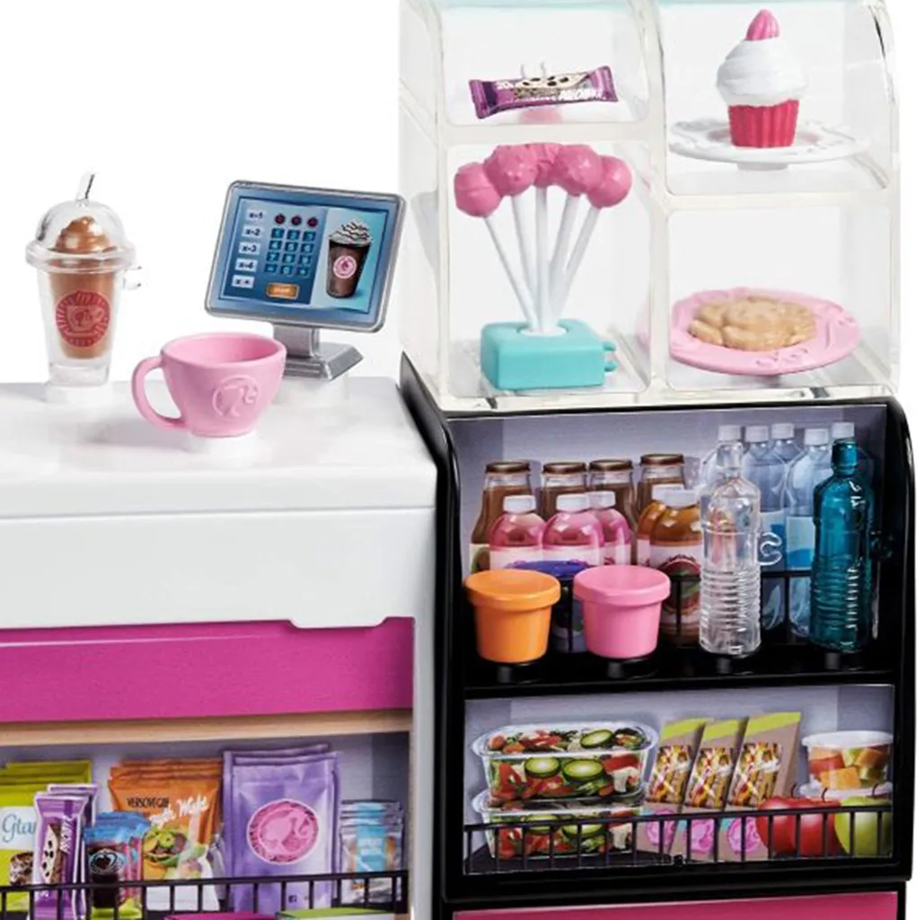Barbie Café Coffret avec 20 Accessoires pour Figurines de 30 cm