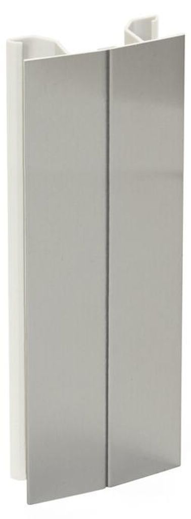 Angle flexible pour plinthe de cuisine H150 alu - EMUCA - Image du produit 