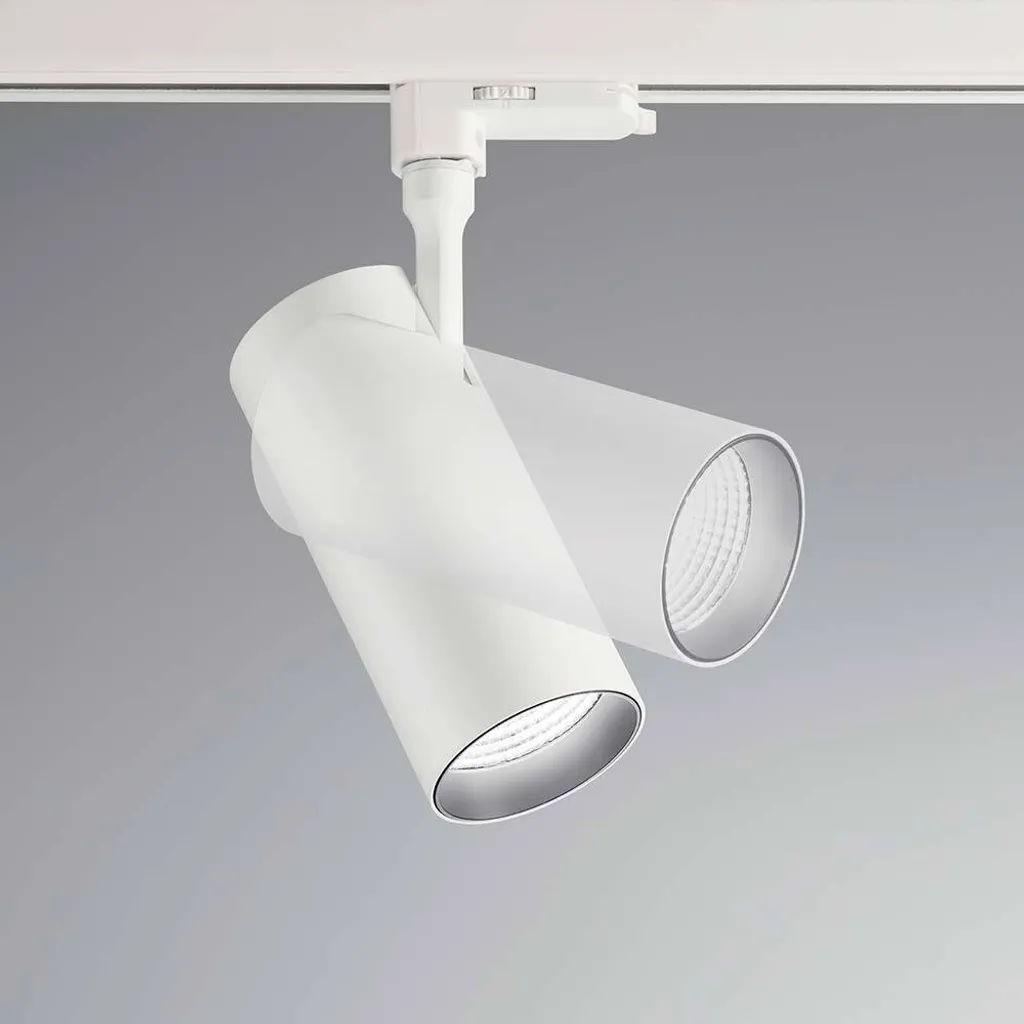 Projecteur LED sur Rail 30W Smile Blanc pour un Éclairage Directionnel
