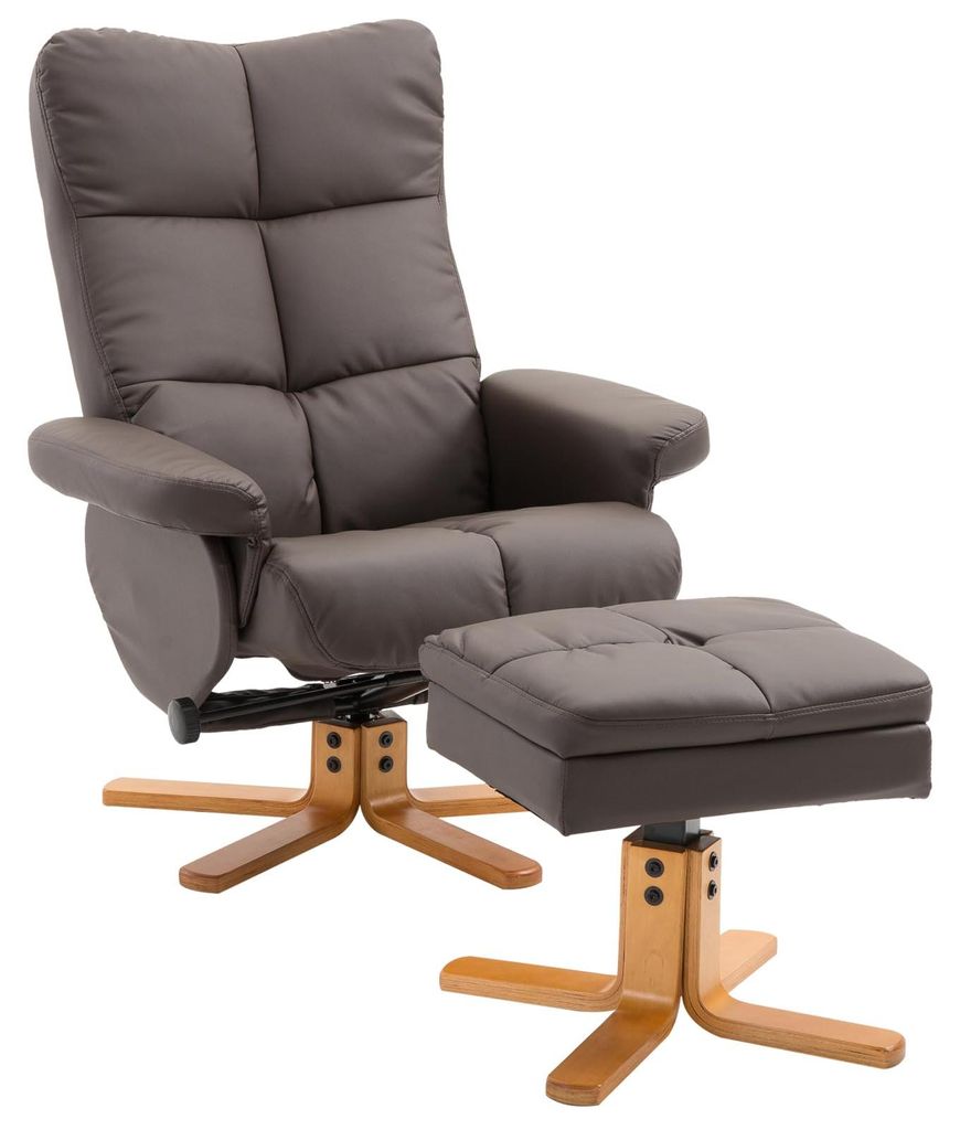 Fauteuil relax HOMCOM avec repose-pieds, fauteuil TV Image du produit 