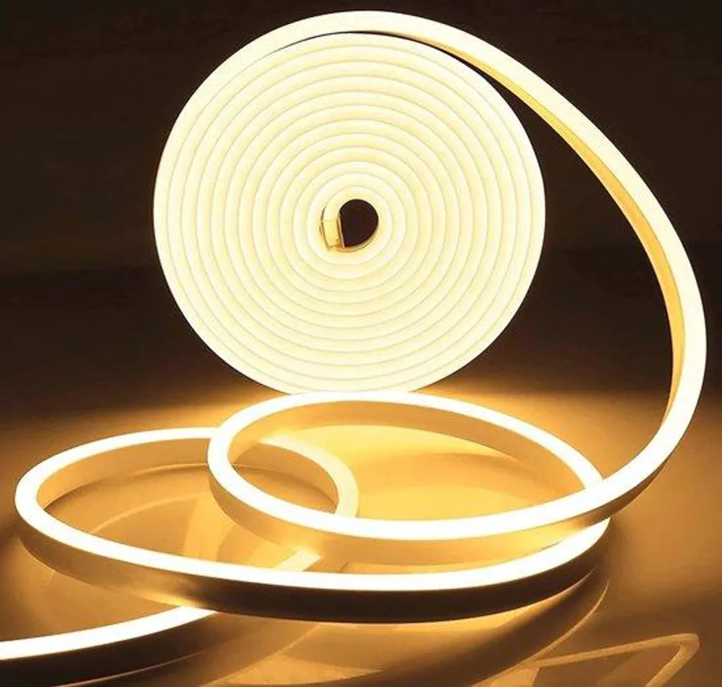 Éclairage LED blanc chaud 5m étanche 12V pour terrasse et décoration