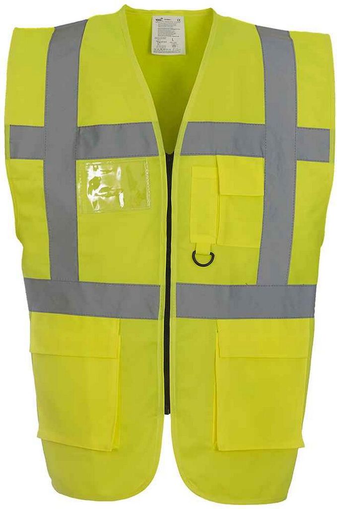 Yoko - "Executive" Weste für Herren/Damen Unisex PC5507 (XL) (Gelb)