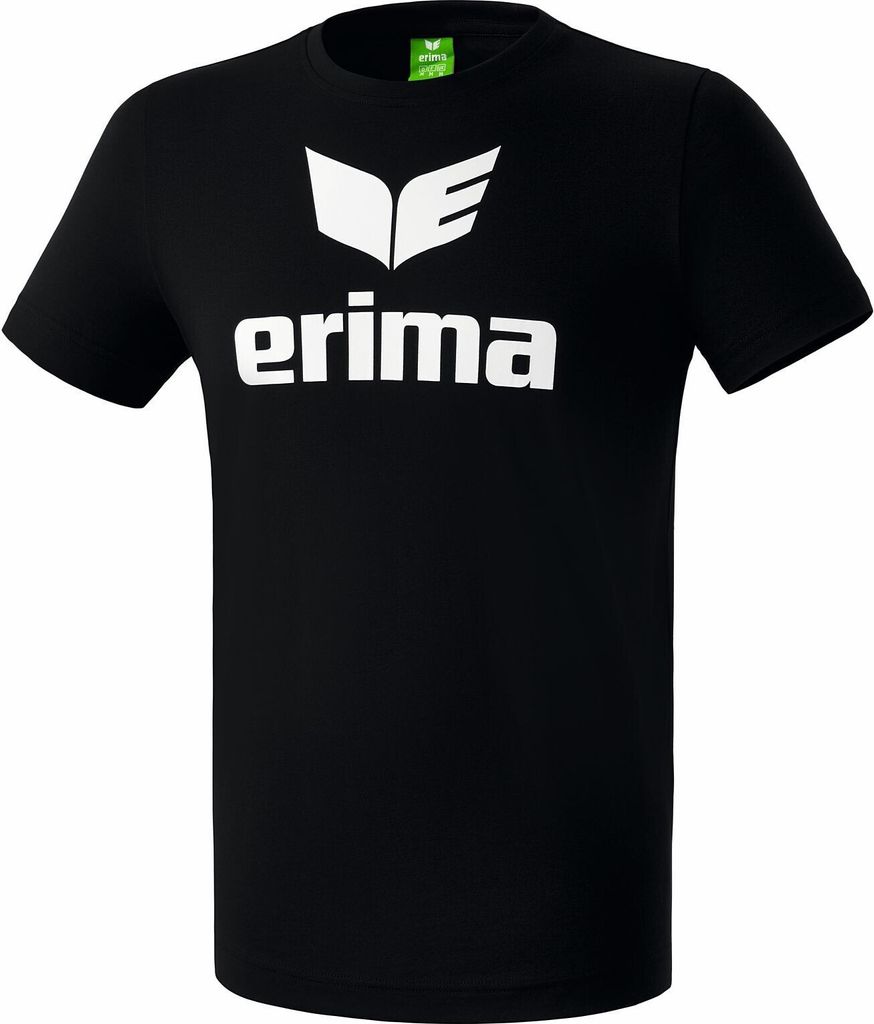 Erima Promo T-Shirt Herren - Schwarz / Weiß