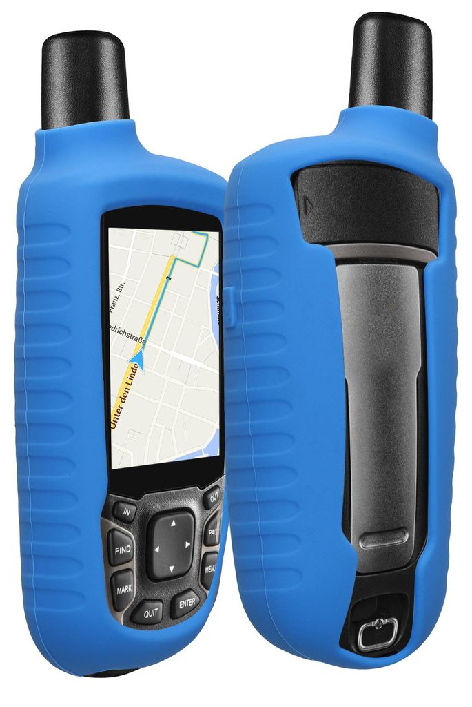 kwmobile Hülle für Garmin GPSMAP 64 / 64s / 64st Schutzhülle - Hülle für GPS Handgerät - Case in Blau
