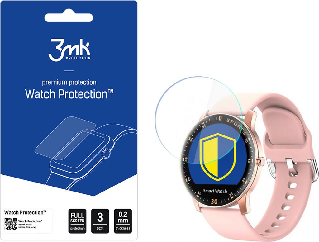 3mk Display Schutzfolie Watch Protection für Garett Lady Lira 0,2mm (3 Stück)