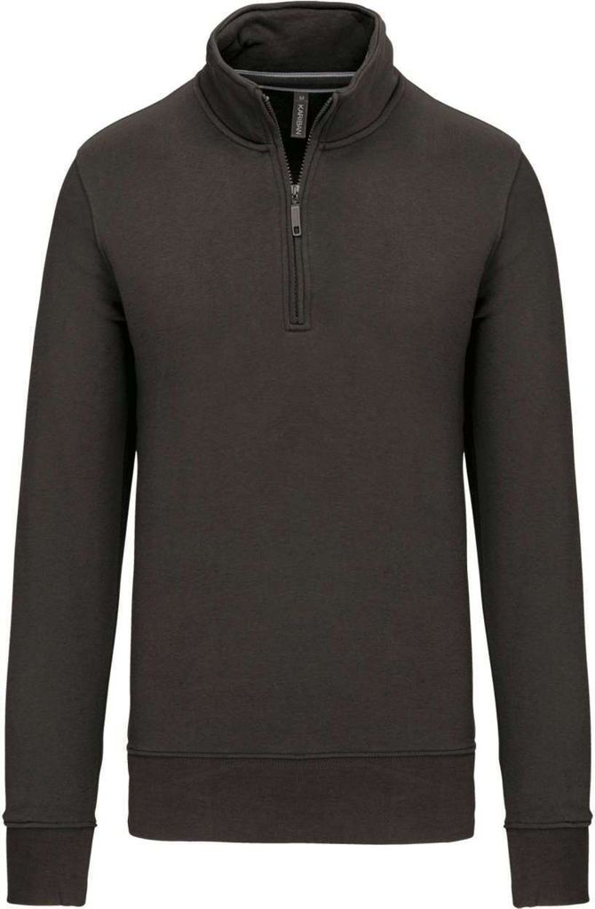 Kariban Herren Sweatshirt Pullover Sweat Pulli Langarmshirt Hoodie, Größe:3XL, Farbe:Dark Grau
