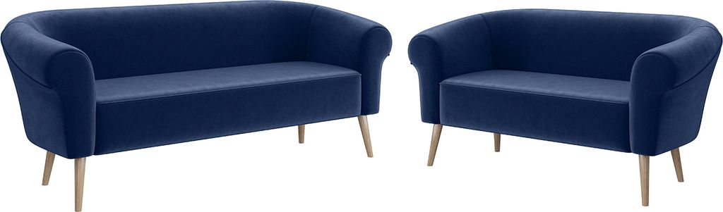 MEBLINI Mini Sofa Set 3-2 für Wohnzimmer - Mini Lounge für fünf Personen - Küchensofa - Sofa Klein - Sitzgarnitur - Polstergarnitur - Sofagarni...