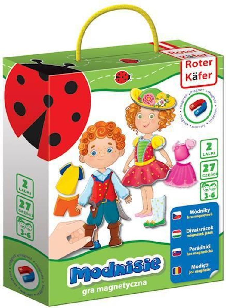 Magnet-Spiel „Modnisie Roter Kafer“ für Kinder