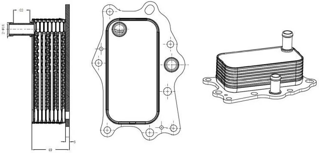 Réparer fuite huile moteur Chevrolet Captiva avec le NRF 31818 OE