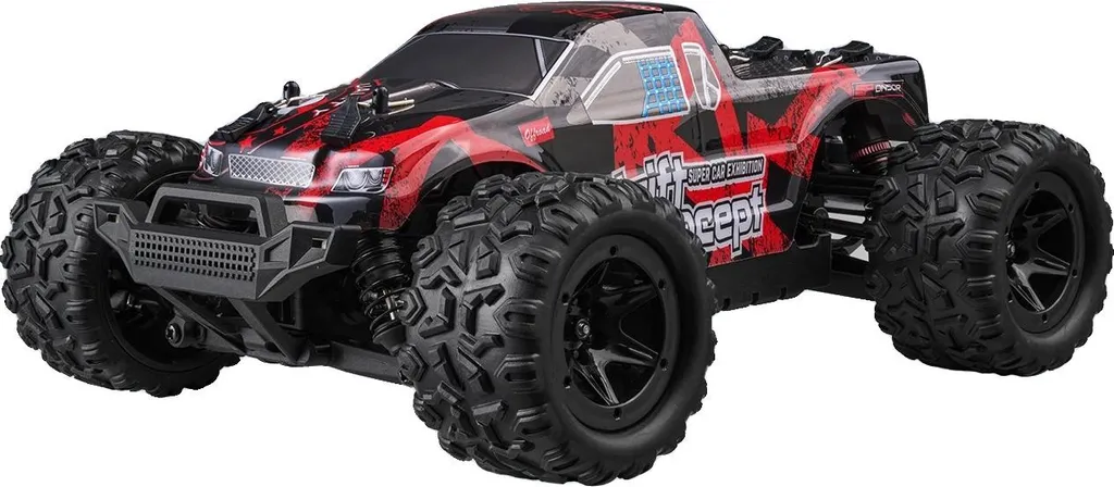 Voiture RC Haute Performance avec Suspensions Hydrauliques et Pneus Grip