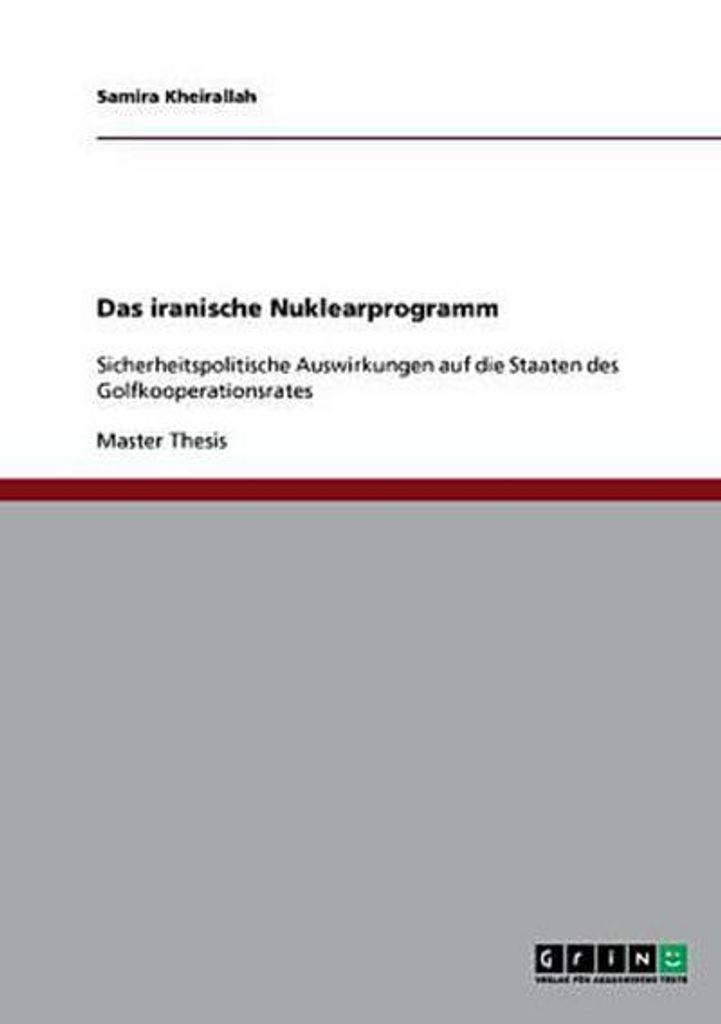 Das iranische Nuklearprogramm