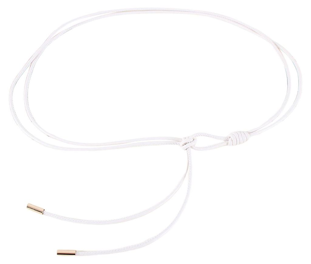 Damengürtel aus Kunstleder, vielseitig, einfarbig, geknotetes Design, verstellbarer Taillengürtel, passend für Hemden, Kleider, Tops und Accesso...