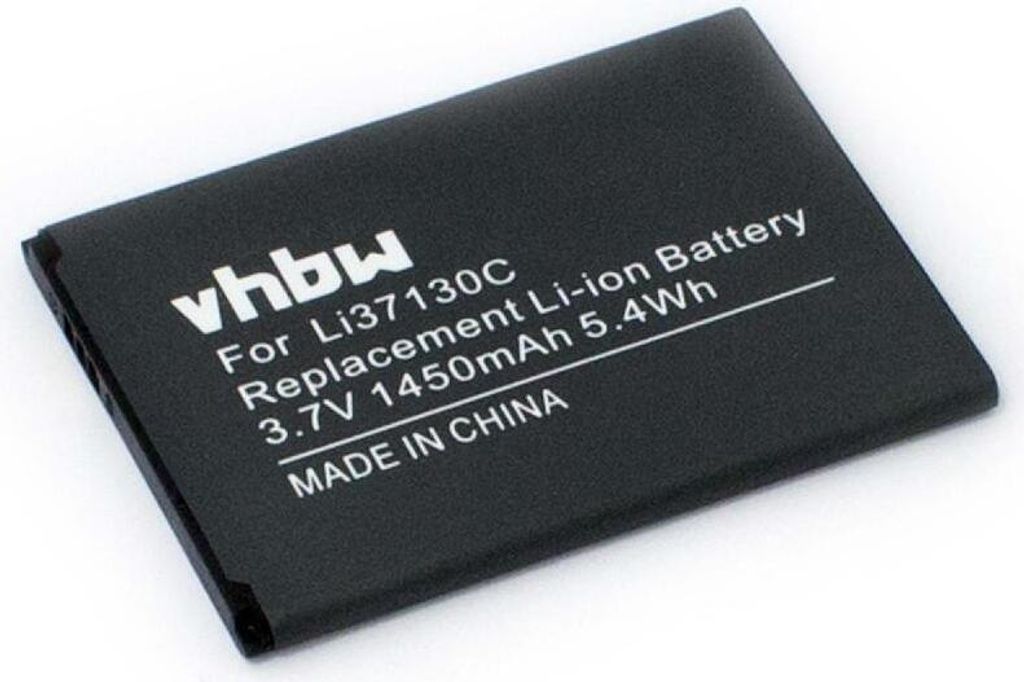 vhbw Akku Ersatz für Hisense Li37130C für Handy Smartphone Telefon (1450 mAh, 3,7 V, Li-Ion)