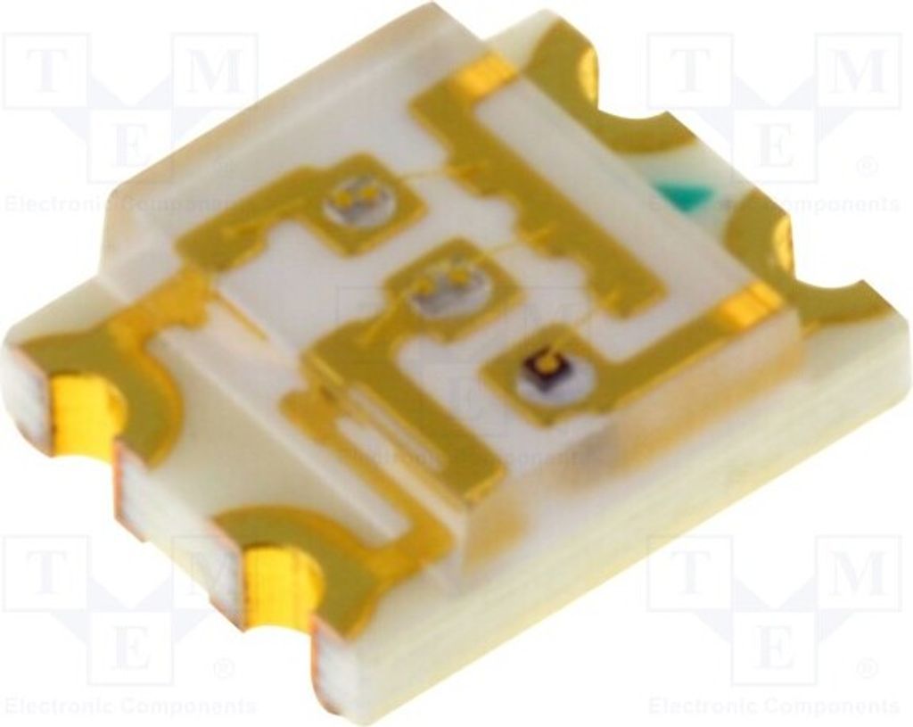 1x LED 1210 SMD 120° 3,2x2,6x1,1mm 1,6÷2,4/2,8÷3,8/2,8÷3,8V LL-S157BC LED-Dioden