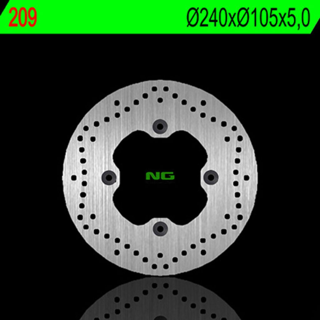 Ng Bremsscheibe Hinten Für Honda Xl 600/650/700V Transalp 91-'99, Cb 500 93-03, Cb750 92-95 (240X105X5) (4X10.5Mm)