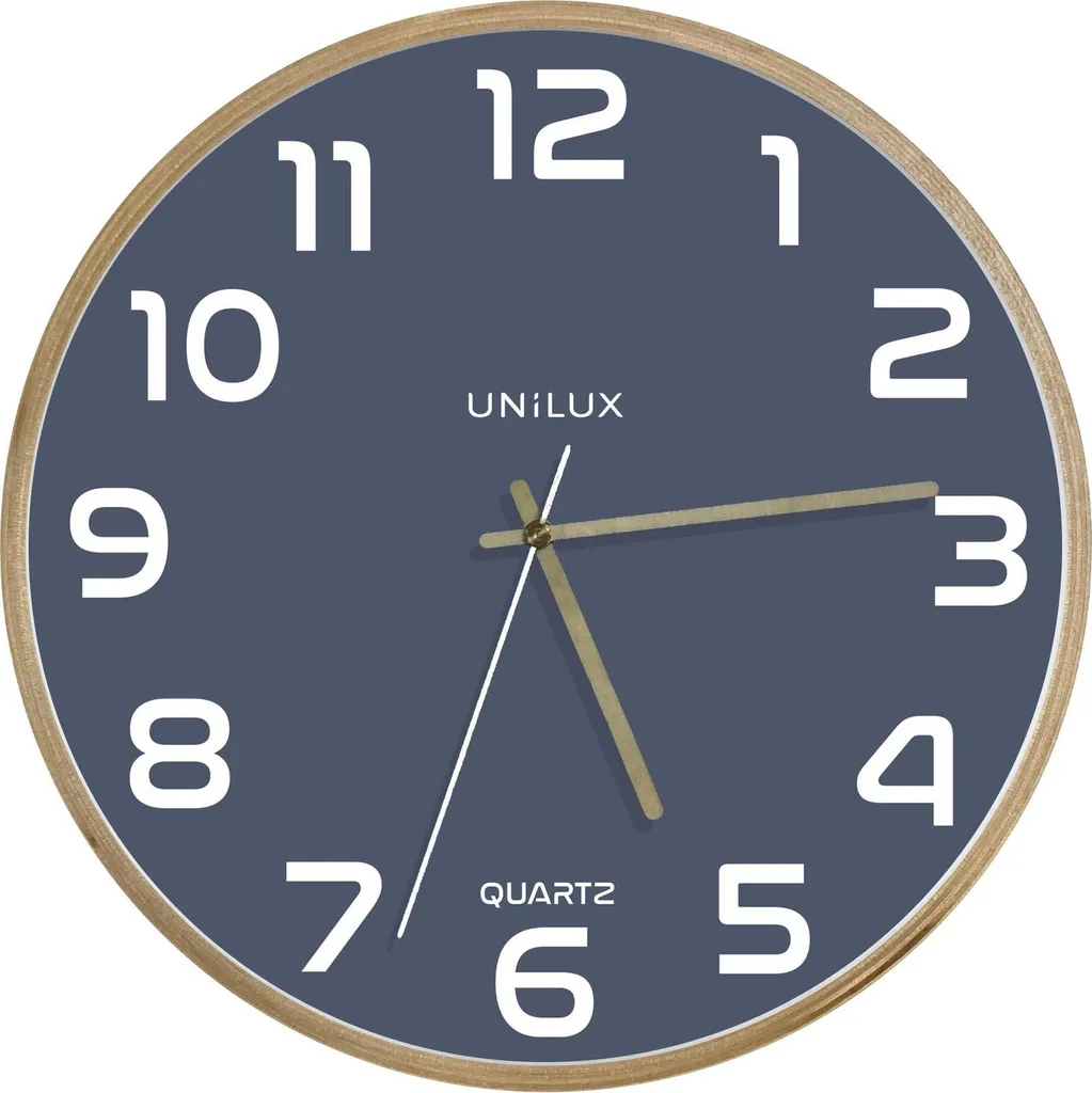 Orologio Ufficio UNiLUX Baltic Ø 31,5 cm - Quarzo Silenzioso Professionale