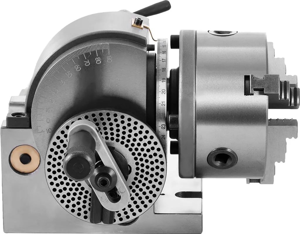 Diviseur avec mandrin à mors MT2 et table rotative indexable de 100mm - 9