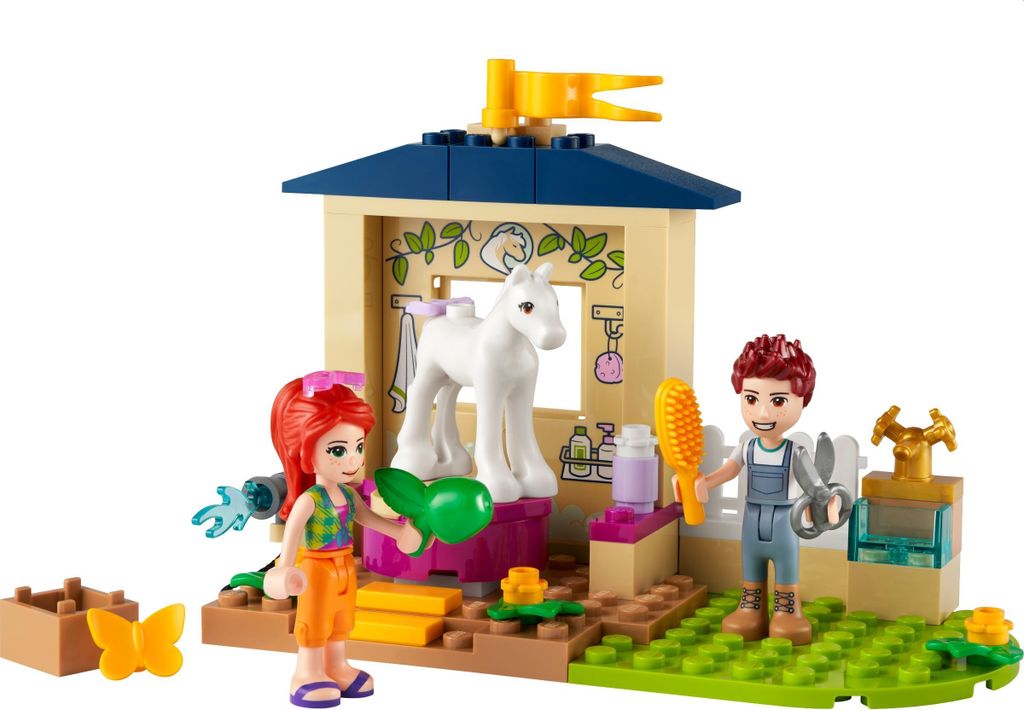 LEGO 41696 Friends Ponypflege, Pferdestall mit Pferd-Figur Produktbild 17
