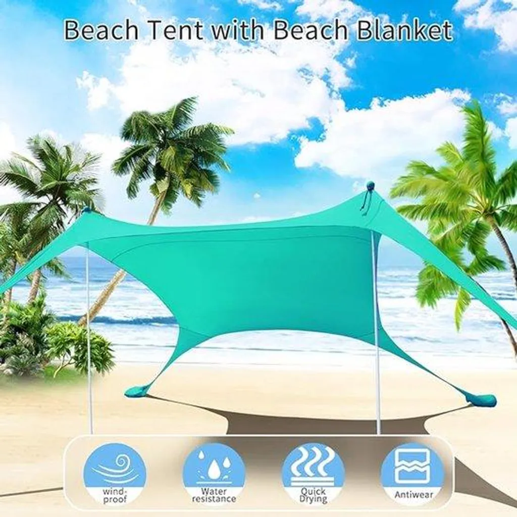 Parasol pour tente de plage compact 44cm léger | Ombrage Nomade