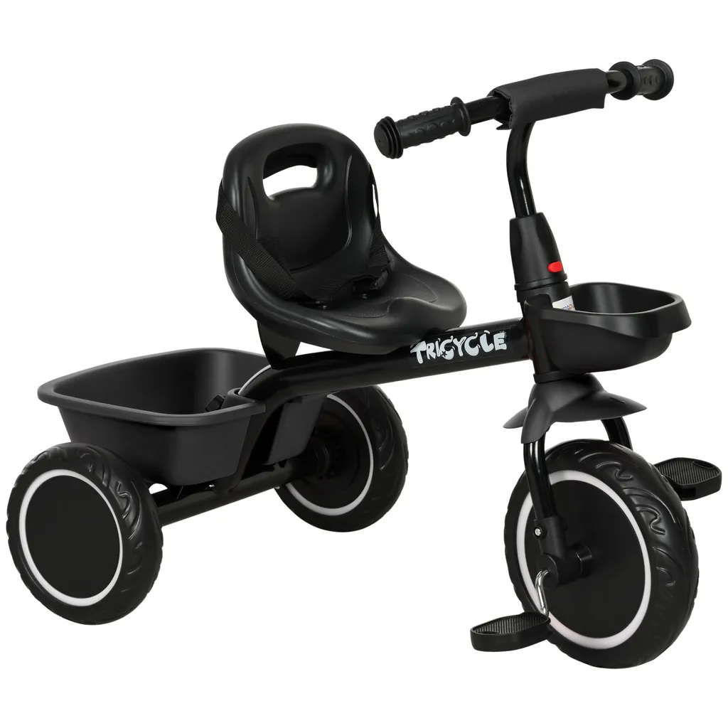 Tricycle Évolutif Anti-Basculement Securisé pour Jeune Enfant de 2-5 Ans