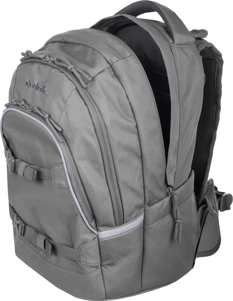 Sac d'école McNeill Milo léger et robuste - Design Grey Taupe
