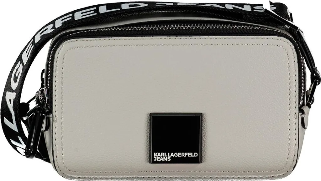 Karl Lagerfeld Box Logo Borsa a tracolla Beige Uomo Beige Taglia unica