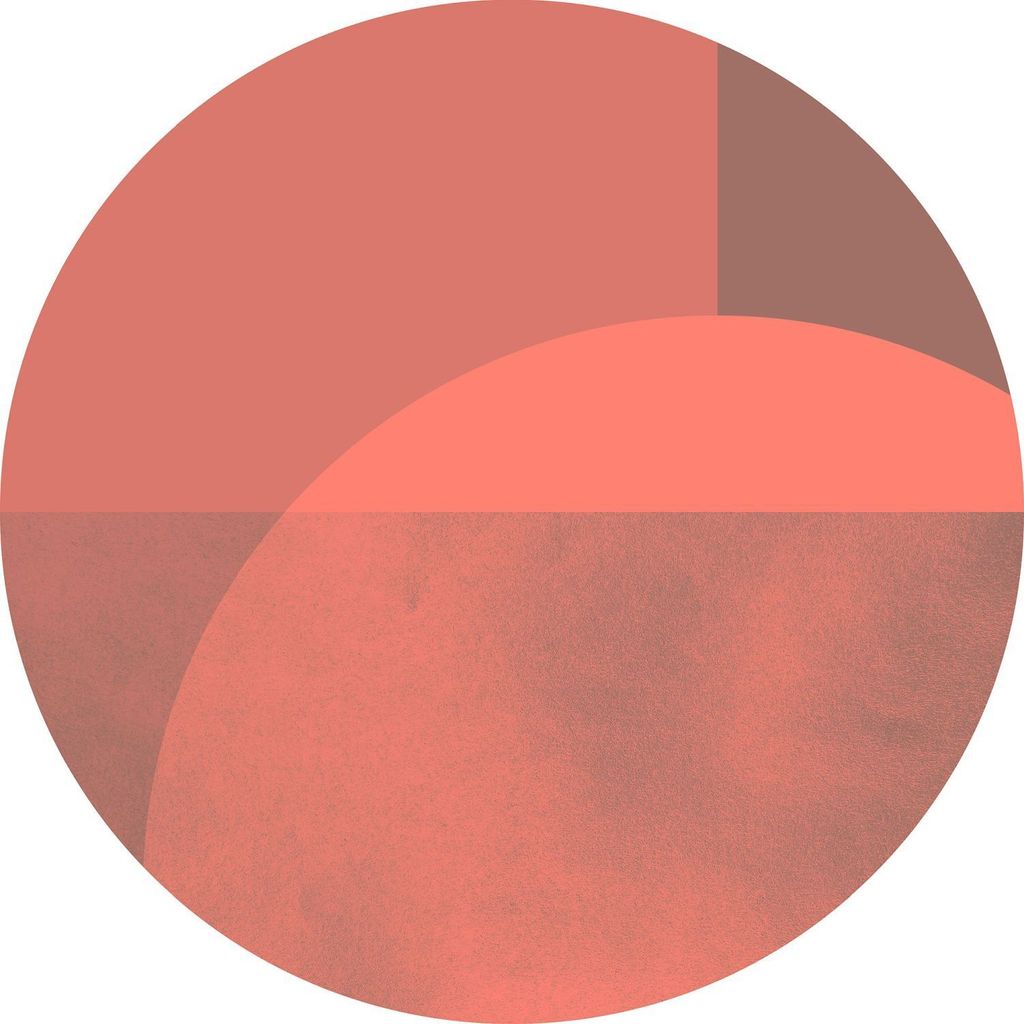 Sanders & Sanders selbstklebende runde Tapete Grafik Rot Ø 125 cm