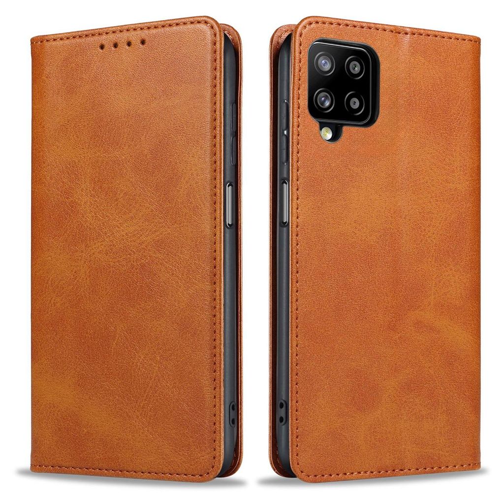 Handyhülle für Samsung Galaxy A12 Kunstleder Flip Cover Produktbild 