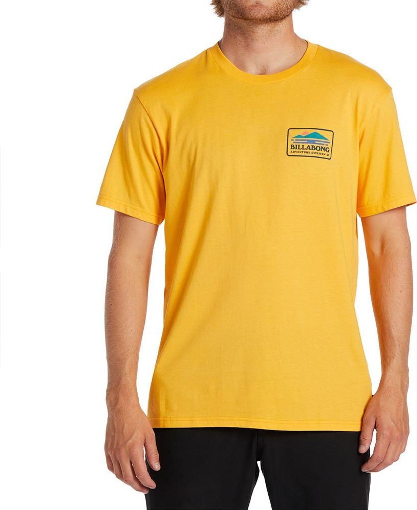 Billabong Range Kurzarm-t-shirt Gelb M Mann Gelb M