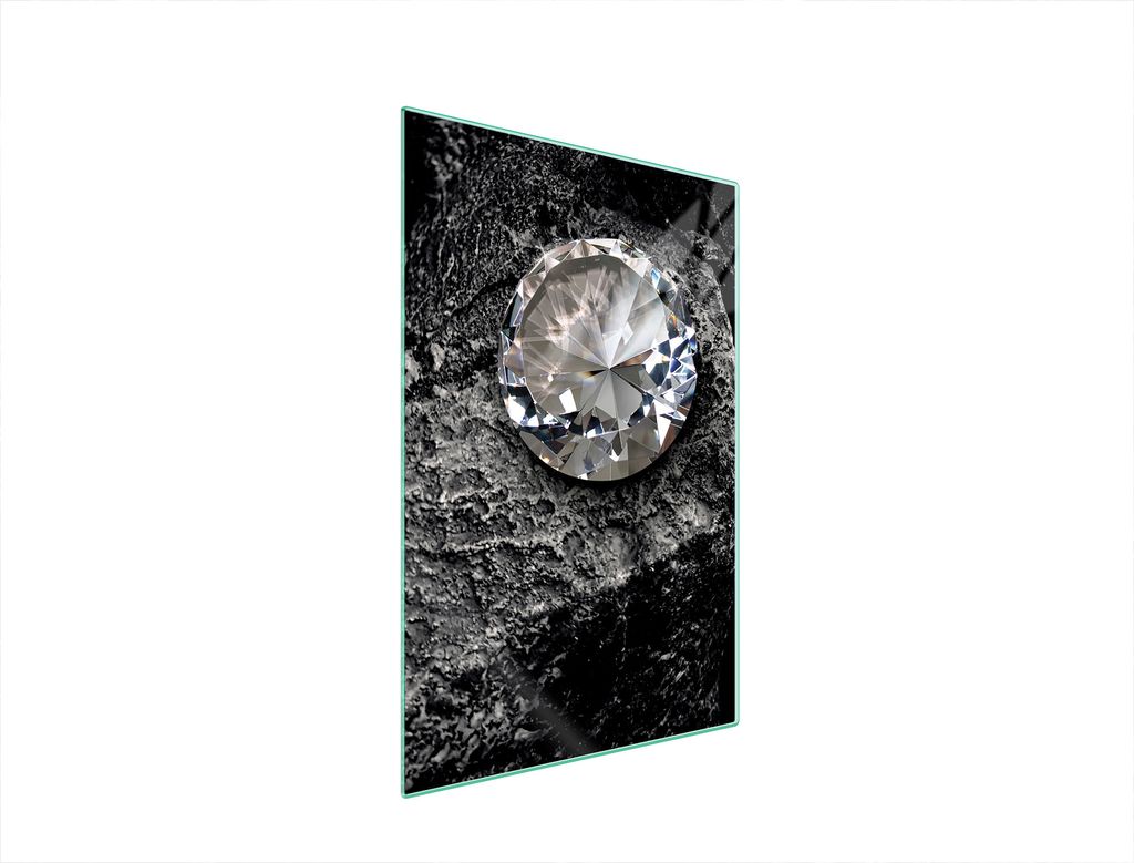 Herdabdeckplatte 35x52 Glaskeramikkochfeld Abdeckung Spritzschutz Glasplatte Deko Schneidebrett Kristall Schwarz