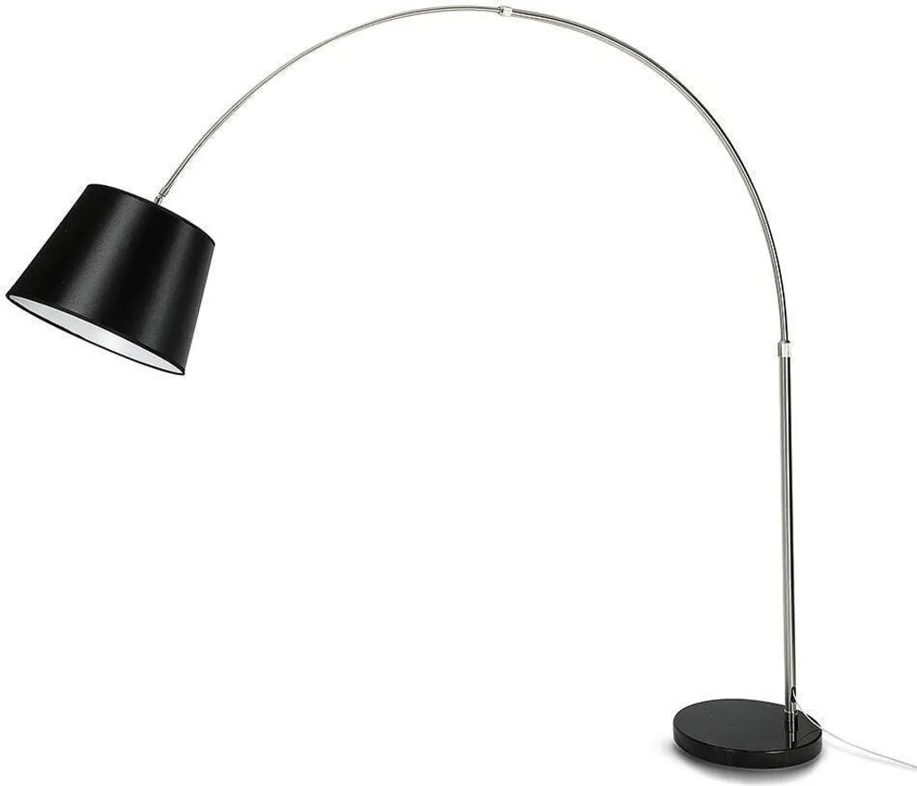 Lampadaire arc V-TAC VT-7451 Noir : éclairez votre table sans plafonnier