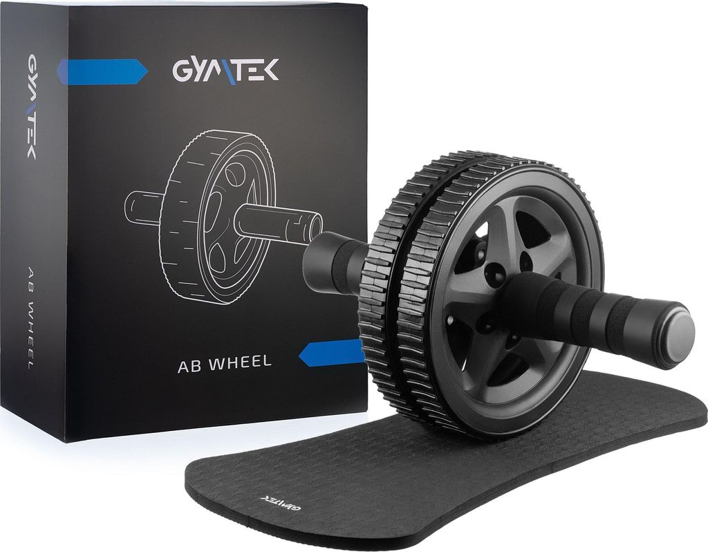 Gymtek® Ab Roller, ab trainer, ab wheel s kolennou Obrázok produktu