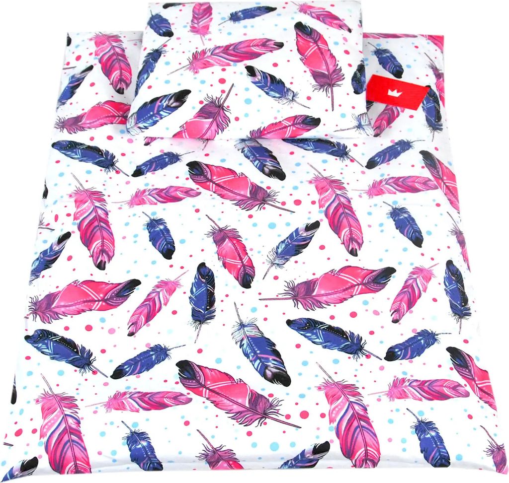 BABYLUX 2 tlg. Set Bezug für Kinderwagen Bettwäsche 60x78cm 99. Feder