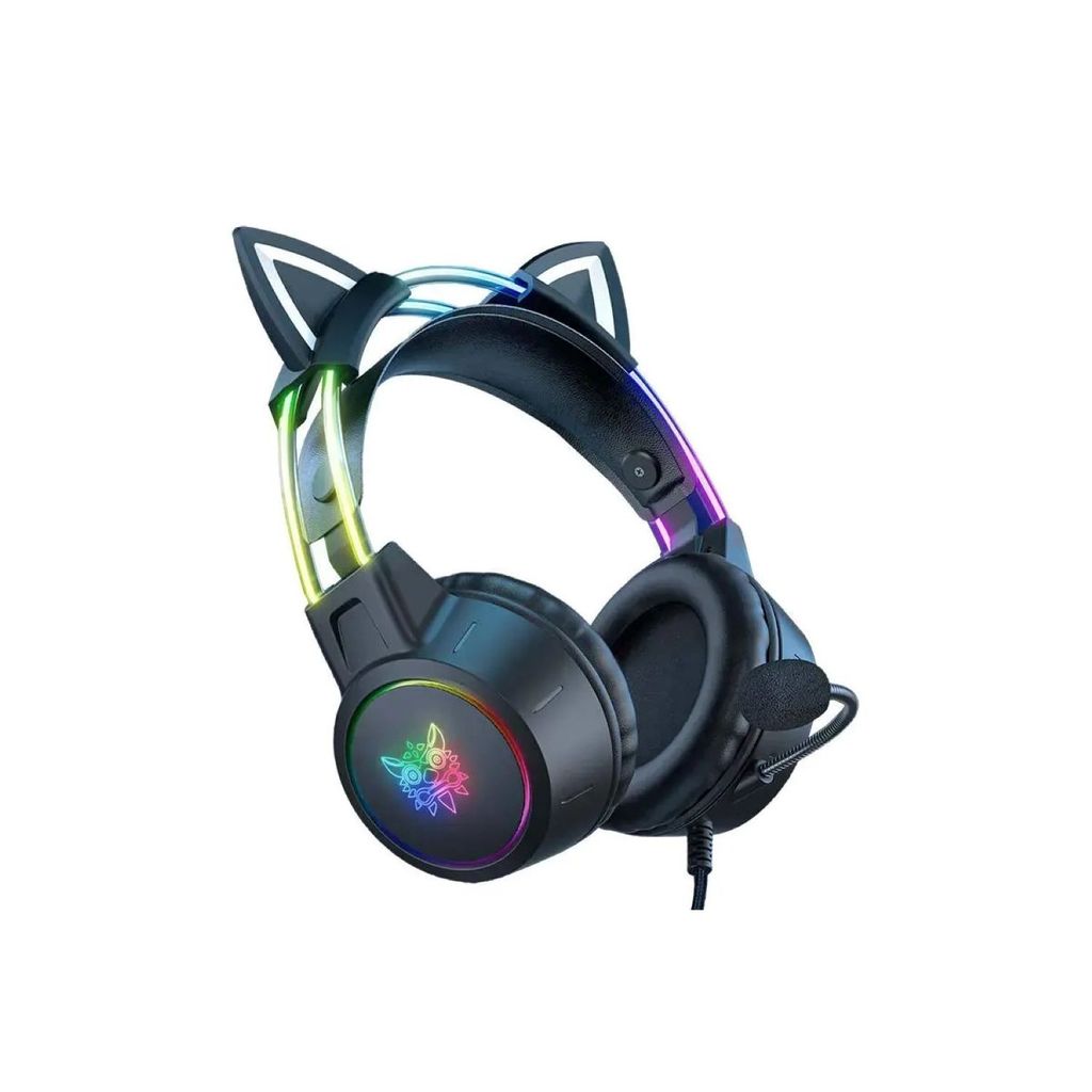 ONIKUMA X15Pro Schwarz Gaming Headset Katzenohren Produktbild 