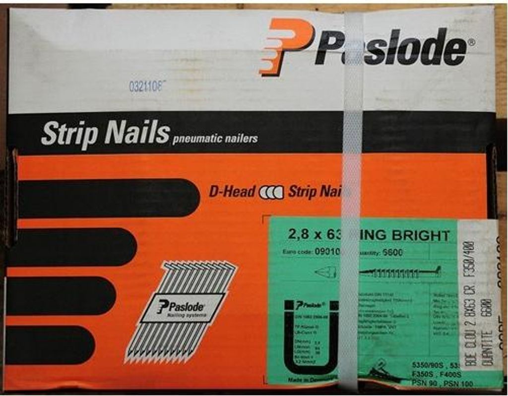 Box von 6000 Nägeln PSN 90/100 glatt Ø 2.8 x 70 mm SPIT - 090082